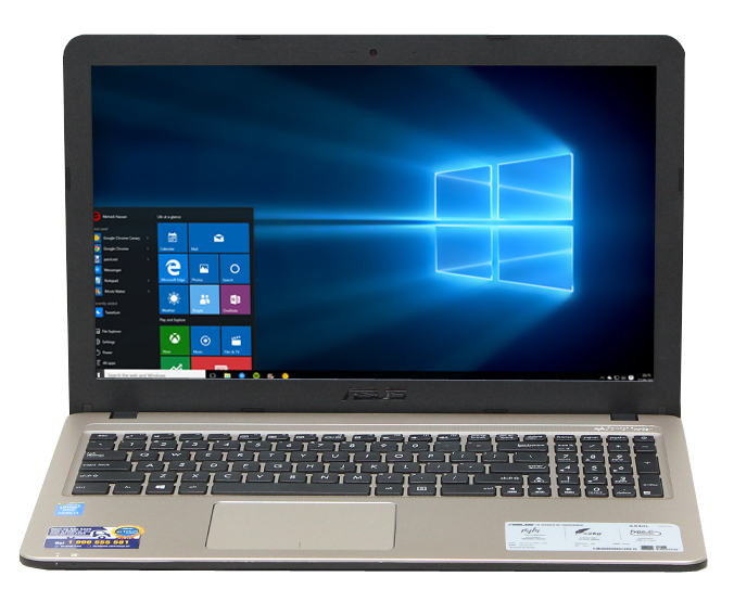 ASUS A540LA XX014T Intel® Haswell Core™ i3 _ 4005U _ 4GB _ 500GB _ VGA INTEL _ Win 10 _ 01161WD